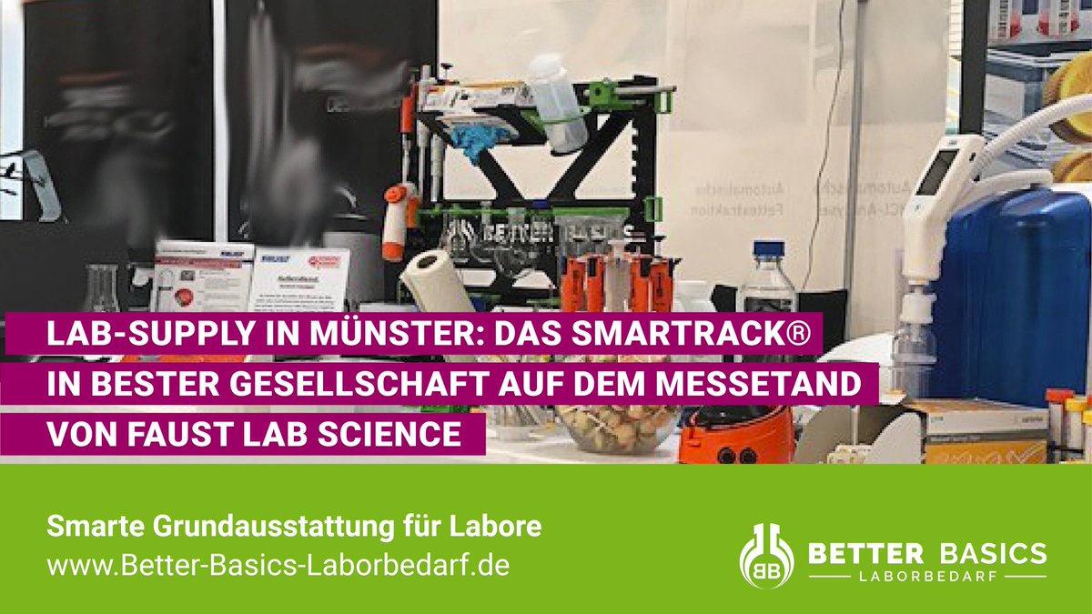 better_basics's tweet image. Viele spannende Gespräche und Impulse waren es, mit denen wir unseren Besuch auf der LAB-SUPPLY in Münster verbinden.
#labsupply #smartrack #betterbasics #bbl #betterbasicslaborbedarf #münster #faustlaborbedarf #labsupplymünster