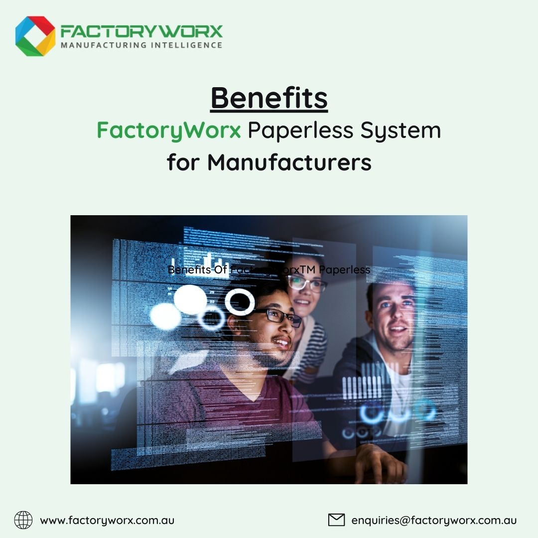 factory_worx's tweet image. #FactoryWorx Paperless  brings magnified benefits through its IIoT connectivity, integrations, and the scalability of FactoryWorx #advancedMES, #ContinuousImprovement and Industry 4.0 platforms. 

Find out what #FactoryWorxPaperless can do for YOU! - bit.ly/3FcpYeR