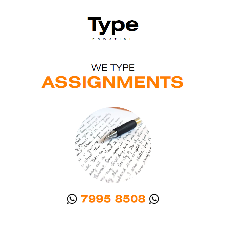 type_eswatini's tweet photo. With exams slowly approaching...afford yourself much needed study time by letting us handle ALL your assignment typing requirements. 

WhatsApp your notes to 7995 8508 and get assisted immediately! 

#typeeswatini 
#typing 
#service 
#eswatini 
#tinitwitter https://t.co/21v0r9Nd0L