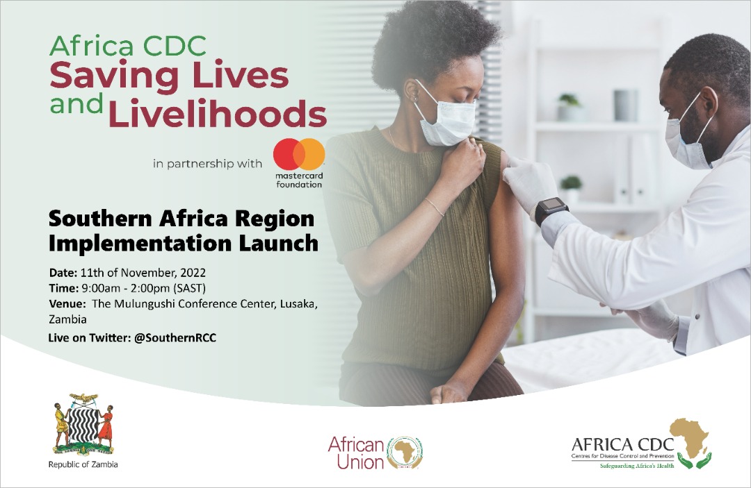 AfricaCDC's tweet photo. #HappeningNow!
Launch of the Saving Lives and Livelihoods (SLL), Southern Africa Region, Lusaka-Zambia, 11th November 2022.
#GetVaccinated #TakeYourShot
#SavingLives #SavingLivelihoods #AfricaResponds https://t.co/ni7QsnBOx5