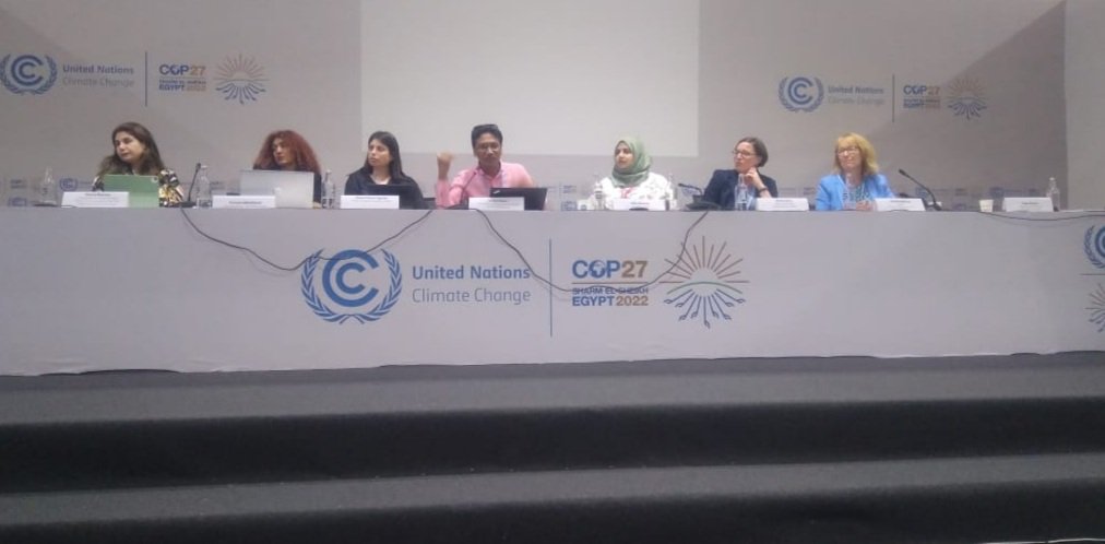 Ashishbangla's tweet photo. #COP27 #sideevent #Ecuador #Helvetas Need agility to reach most affected people in the context of intense and frequent slow and rapid onset climate extremes - all aspects of financial, institutional and technical approaches. https://t.co/CGMZ3hw0bt