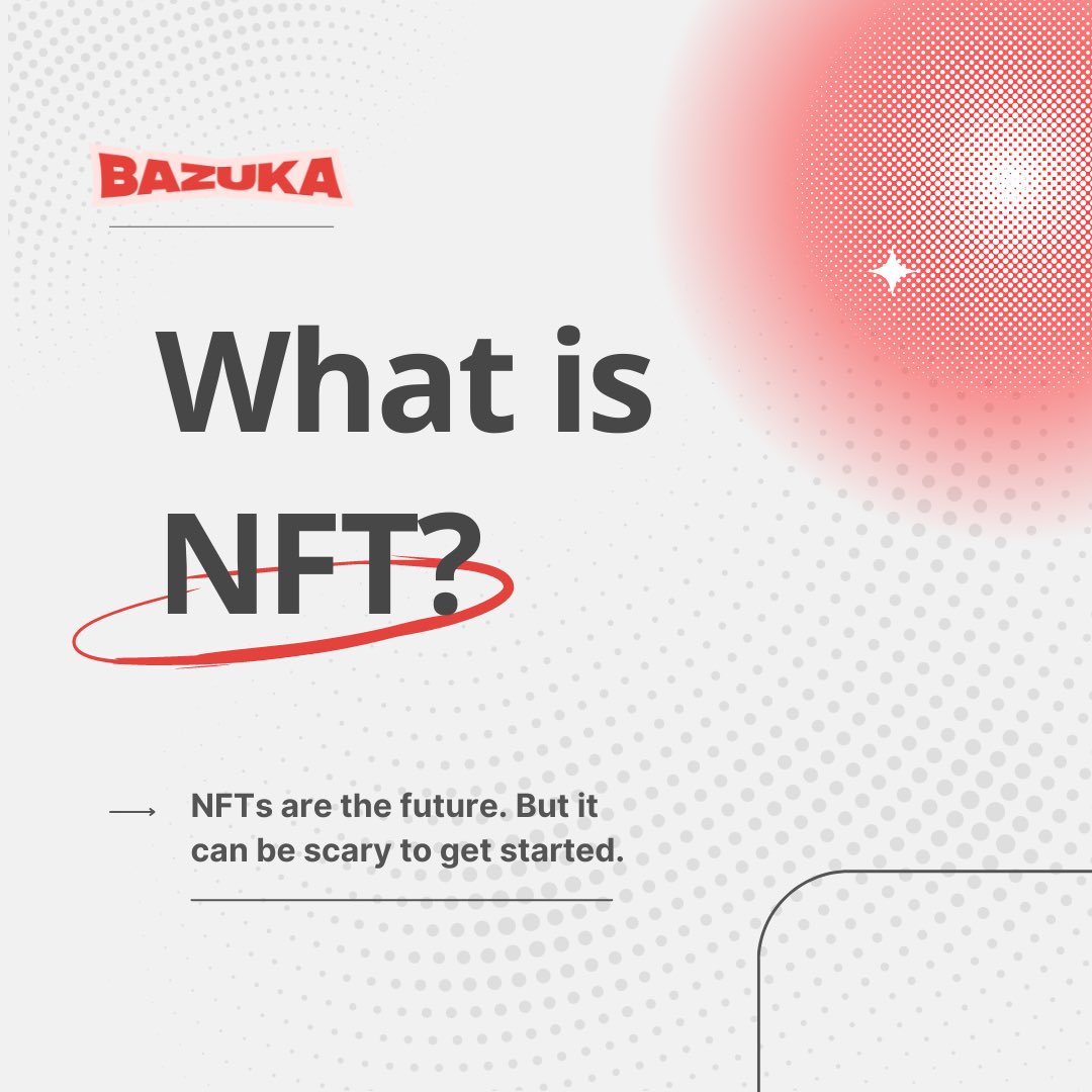 bazuka_studio's tweet photo. The use of #blockchain technology allows you to create a work of art that cannot be copied or stolen. This makes #NFTs a very attractive investment. https://t.co/M4GJtXZ0ox