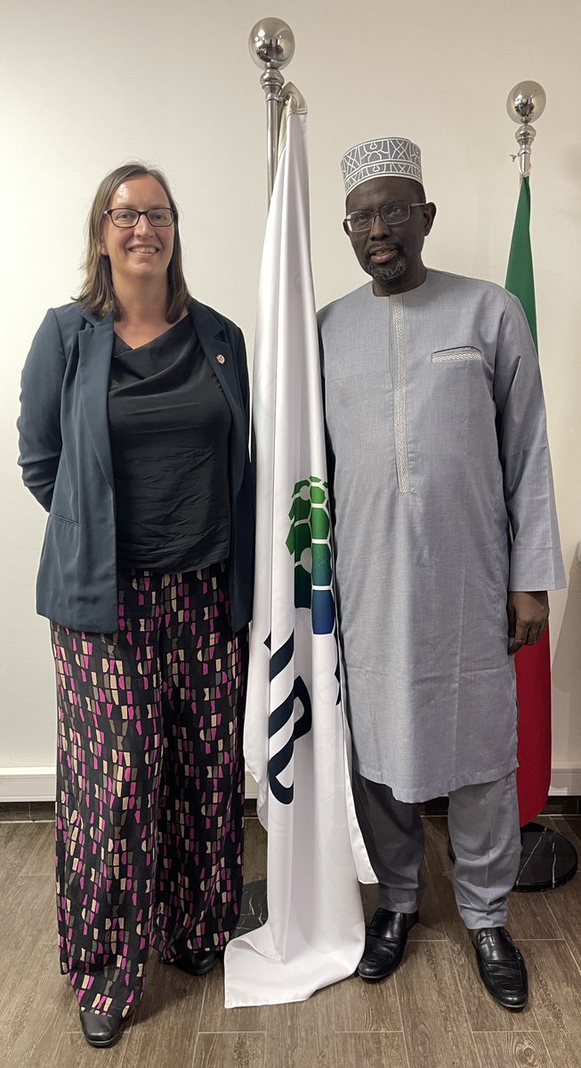 IsDB_RH_Dakar's tweet photo. From a recent signed MoU between IsDB and IFRC, Mrs. Hall, Head of Partnership, visited IsDB Dakar Hub to discuss locally the need for joint action on WASH, Climate, Humanitarian operations and Islamic Finance to build resilience at the grassroots level. https://t.co/yIXTwRTW8I