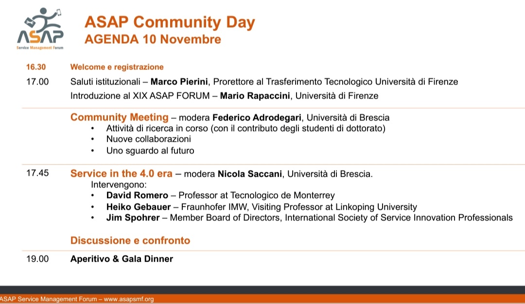 davidromero_mex's tweet photo. Grazie mille per l'invito @AsapSMF. È stato un piacere condividere con il forum alcune riflessioni sulle criticità e sui guadagni del viaggio di servitizzazione #servitization #digitalservitization #Industry40 https://t.co/eSXZJWi7nk
