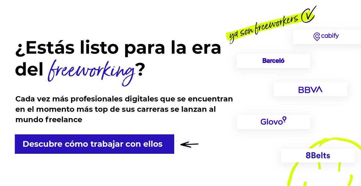 shakersworks's tweet image. El sistema de #trabajo tradicional no convence a nadie, ni a las empresas, ni al talento ❌

¿La solución? Romper el status quo, apostar por el #freeworking, un nuevo modelo que está conectando a las mejores empresas con el mejor #talento digital.

bit.ly/3tkklEb