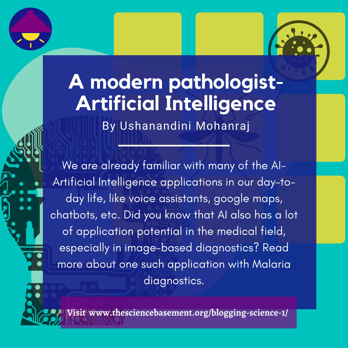 The Science Basement (@sciencebasement) on Twitter photo Our 3rd blog from ‘Innovation’ is out.🙌 Come read: A MODERN PATHOLOGIST: ARTIFICIAL INTELLIGENCE by <a href="/UshanandiniMoh1/">Usha Mohanraj</a> from #helsinkiuni🤖 🔬🦠⚕️
🟦Read the blog 👉 buff.ly/3URQvTz
#scicomm #TSB #scienceblogging #artificialintelligence #diseasesdiagnostics #malaria Our 3rd blog from ‘Innovation’ is out.🙌 Come read: A MODERN PATHOLOGIST: ARTIFICIAL INTELLIGENCE by <a href="/UshanandiniMoh1/">Usha Mohanraj</a> from #helsinkiuni🤖 🔬🦠⚕️
🟦Read the blog 👉 buff.ly/3URQvTz
#scicomm #TSB #scienceblogging #artificialintelligence #diseasesdiagnostics #malaria