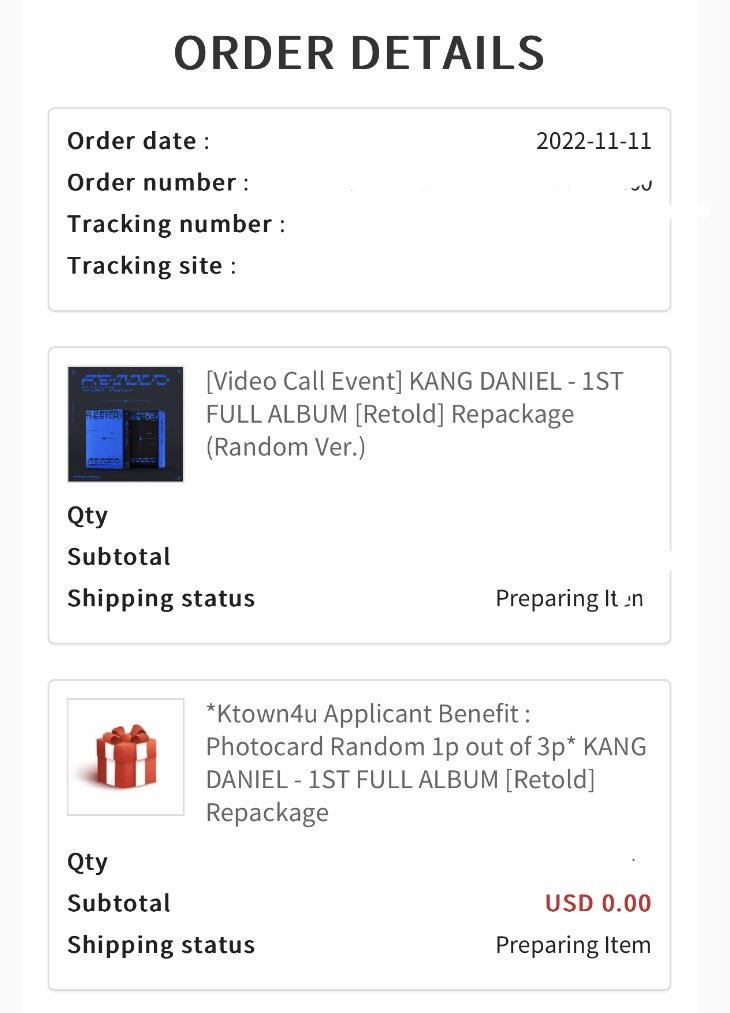 First batch ordered (POB included)