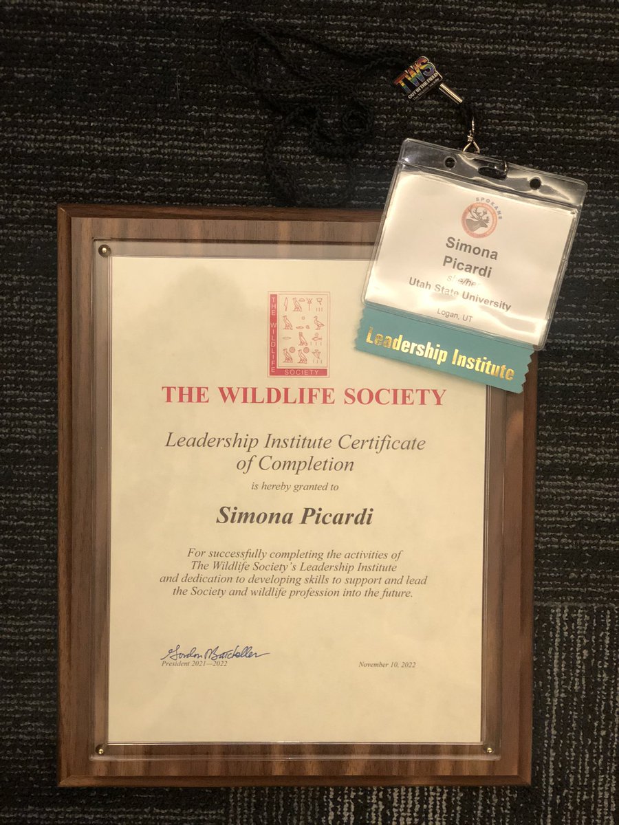 #TWS2022 was a really special conference experience. It was my absolute honor to be a part of the @wildlifesociety Leadership Institute class of 2022! Thanks to Jamila Blake for mentoring our cohort with outstanding passion, competence, and dedication throughout this program.