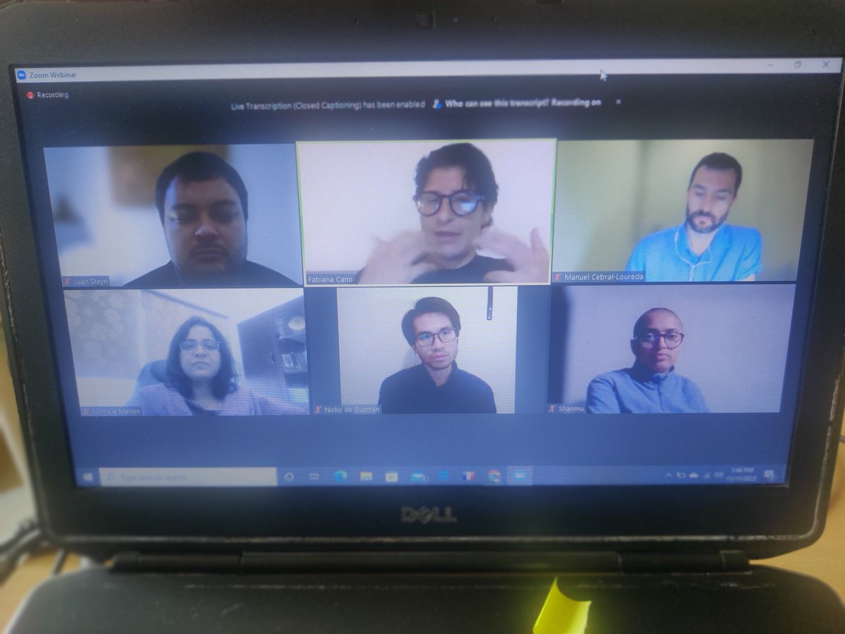 SrunikaK's tweet photo. Now listening to the wonderfully informative panel on Imagining Digital Humanities Friendly Careers by @NMenon05 at #BuildingDH https://t.co/2pA0FnbOTt