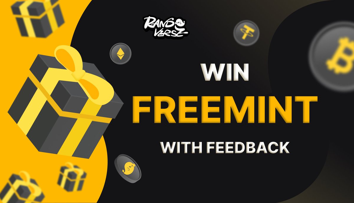 Randverse's tweet photo. 📣 Provide Feedback &amp; Win!

It's time to hear what you think about #Randverse

🎁FREEMINT🎁

✅Follow @Randverse
✅Play PREDICTION Game
✅Leave your Feeback in comments👇

🎮https://t.co/NEmbY00hP3 https://t.co/uX2POjJH3c