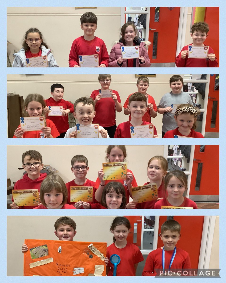 Well done to all of our KS2 award winners this week!