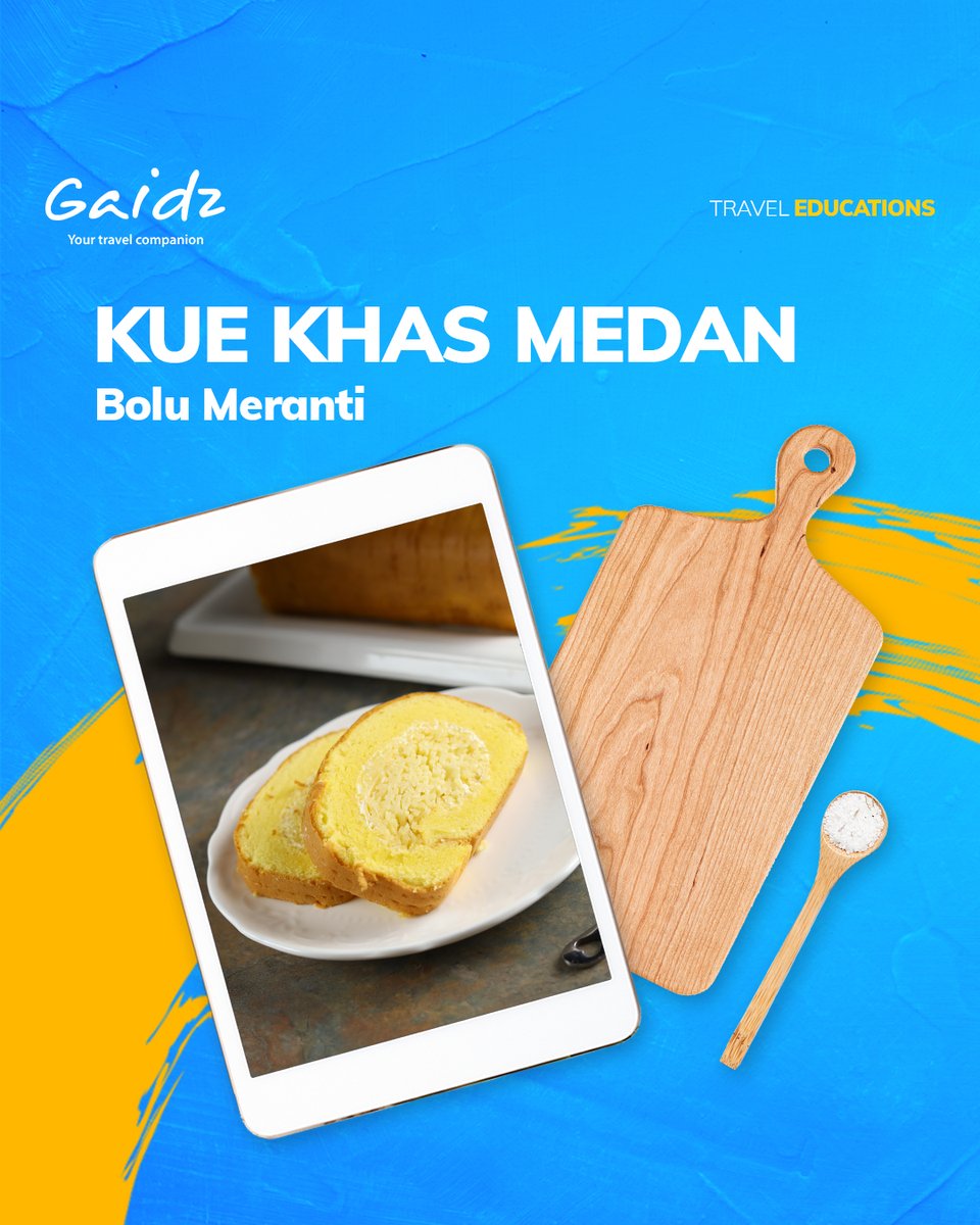 Bolu Gulung Meranti merupakan salah satu yang menjadi oleh-oleh khas kota Medan karena tekstur bolu yang empuk dan tersedia berbagai isi dan toping. Diantaranya isi keju, coklat, strawberry, mocca, nanas, blueberry, dan abon