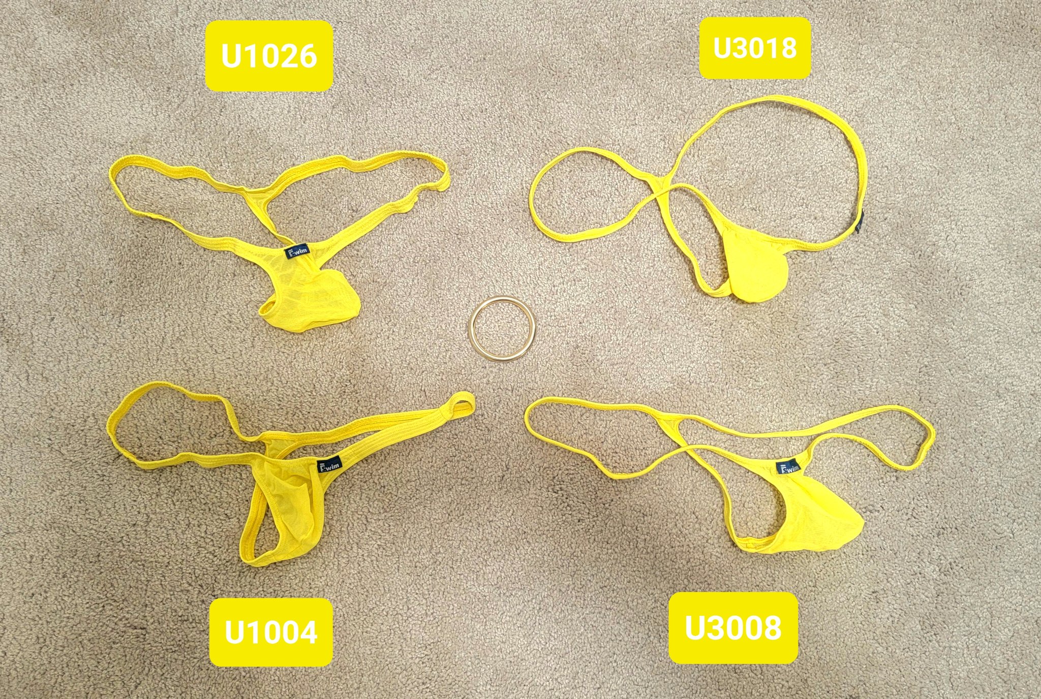 Microthonglvr on Twitter "TGIF! Yes, I have 4 yellow mesh thongs from