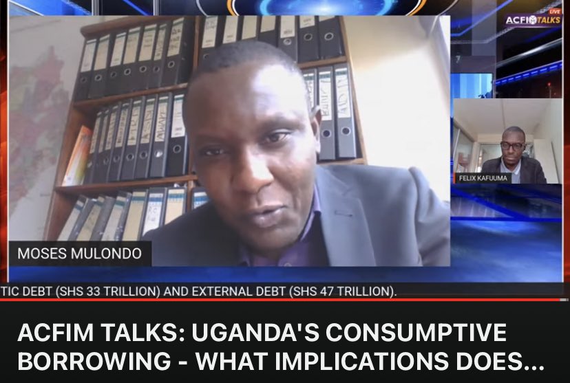 AcfimAfrica's tweet image. In the budget for the current financial year which is 48 trillion, 17.6 trillion has been ear marked for interest and debt payment. Currently the higgest peecentage of what @URAuganda collects goes into debt repayment- @MulondoMoses 

#ACFIMTalks