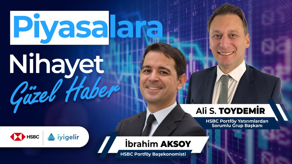 iyigelirnet's tweet photo. İyi Gelir Youtube kanalında yeni yayın serimizin beşinci programında, piyasalardaki gelişmelerin ve yeni haftada açıklanacak verilerin yatırım fonlarına yansımalarını HSBC Portföy'den @aksoyibrahim ve @AliSToydemir ile konuştuk.

Yayınımızın linki:
https://t.co/Rm2oHzmoq7 https://t.co/CfUUYI8YXZ