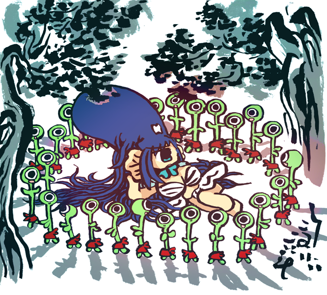 「#毎日造物大女王さま 糸坊円舞 いとんぼうのおどり 」|氷厘亭氷泉のイラスト