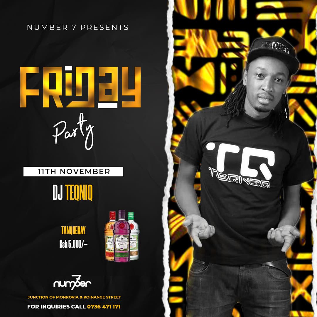 beth_kasinga's tweet image. DJ TEQNIQ is ready for y’all 🎉 @number7nairobi