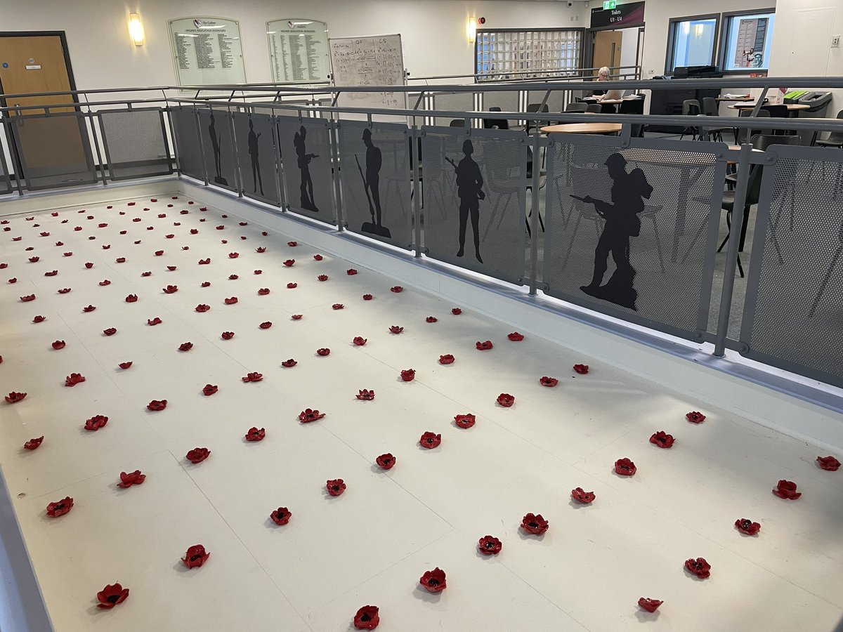They shall grow not old, as we that are left grow old; Age shall not weary them, nor the years condemn.
At the going down of the sun and in the morning We will remember them.
We thank you, and we salute you- our tribute from the Art dept <a href="/Carlton_Academy/">The Carlton Academy</a> to our fallen heroes ❤️