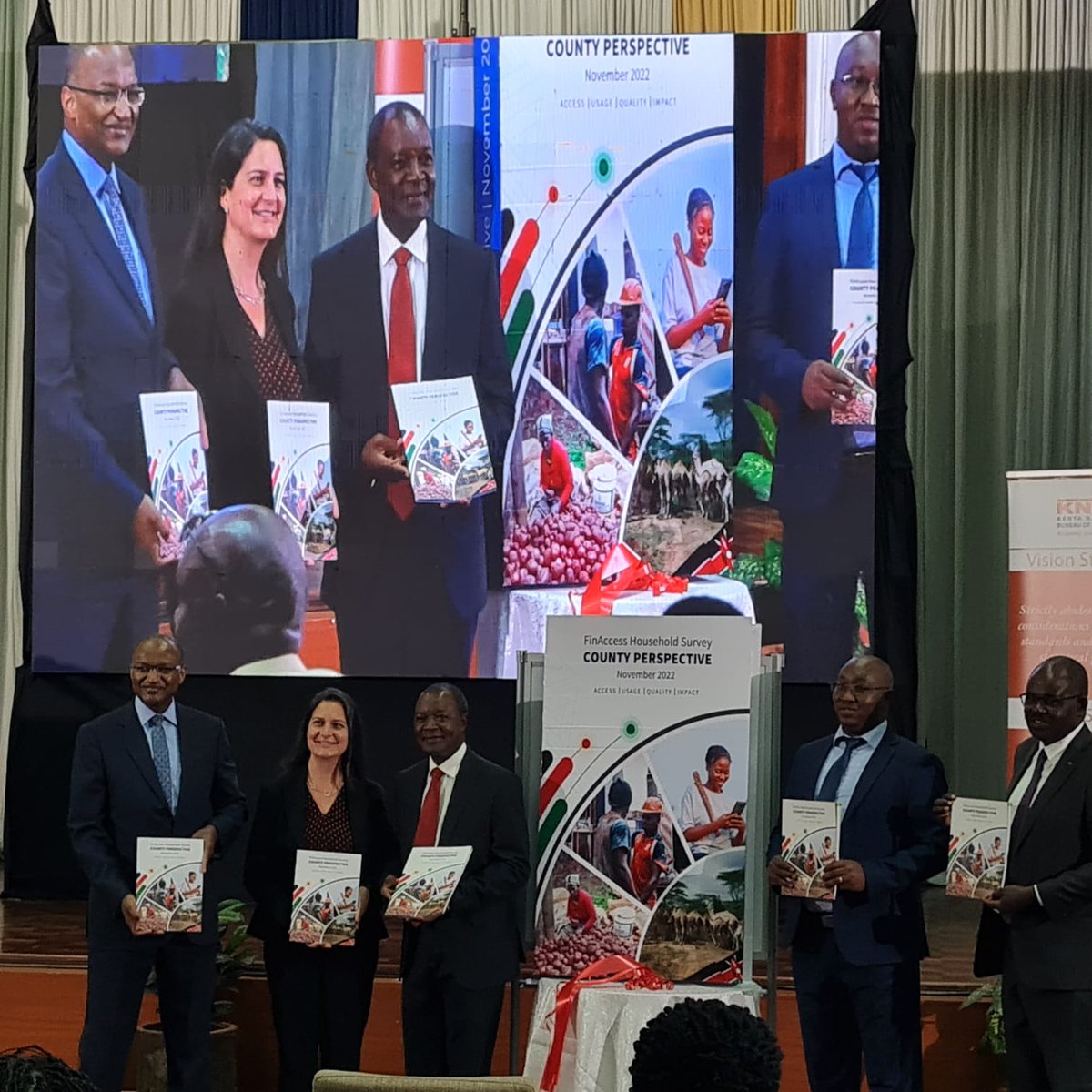 KNBStats's tweet photo. And Finally...
Ladies and gentlemen, the first FinAccess County Report is Launched!!
#FinancialinclusionConference #FinAccess @KNBStats @FSDKe @CBKKenya @ShujaazInc @KICC_kenya @RosemaryChepko6 https://t.co/QtLdZ97emA