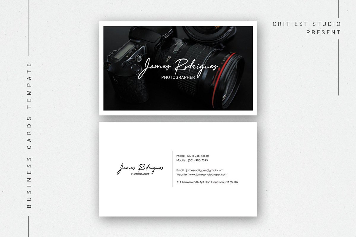 DavidZydd's tweet photo. Photography Business Card Vol. 02 https://t.co/by1a9SEjeD #modern #IdentityCard #psd #psdbusinesscard #colourful #CardTemplate #callingcardtemplate #photography #card #leβ―genda #translucent https://t.co/1aATmLGCvL