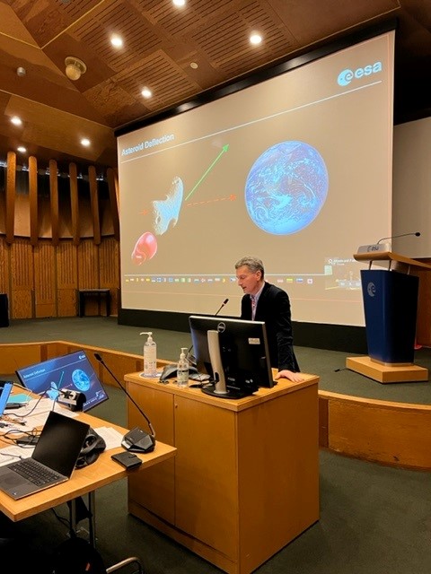 We open the last day of Starcon2 with <a href="/EPFL_en/">EPFL</a> and a talk from Emmanuelle David on #space #sustainability and with the #Hera mission and a talk from Paolo Tortora.
<a href="/esaoperations/">ESA Operations</a> <a href="/ESAcleanspace/">ESA Clean Space</a> <a href="/spacegovuk/">UK Space Agency</a> <a href="/ScottishSpaceLC/">Space Scotland</a> 
<a href="/deepbluedot/">Ian</a>