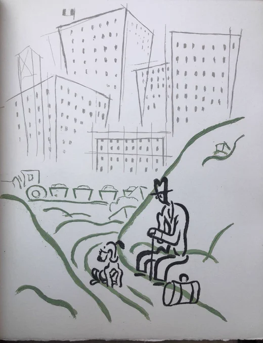 Gus Bofa, « Déblais », 1951 