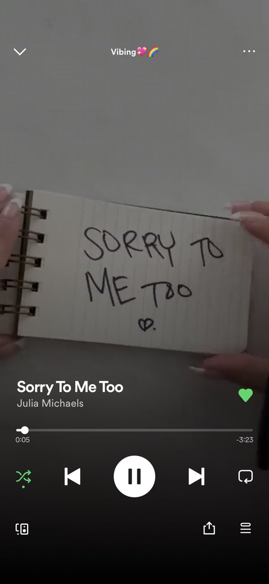 JunoCarpenterr's tweet photo. Aaaahhh it’s so good!! I missed your voice Julles🫶🏼 @juliamichaels #STREAMS2M2 #SorryToMeToo 
#sorry2me2 #juliamichaels https://t.co/xS6QCETv6U