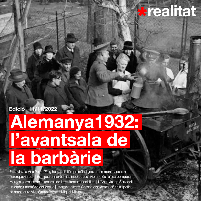 larealitat's tweet photo. ‼️NOVA EDICIÓ 

💬 Avui parlem de les eleccions a Alemanya de fa 90 anys, d'humor i feminisme, dels tipus d'interès, d'arquitectura socialista, d'intersexualitat i de l'Arxiu Josep Serradell.

📱Llegeix els articles a  https://t.co/wgIAbw60zG

🧵FIL amb el sumari https://t.co/jgUfsKBhIk
