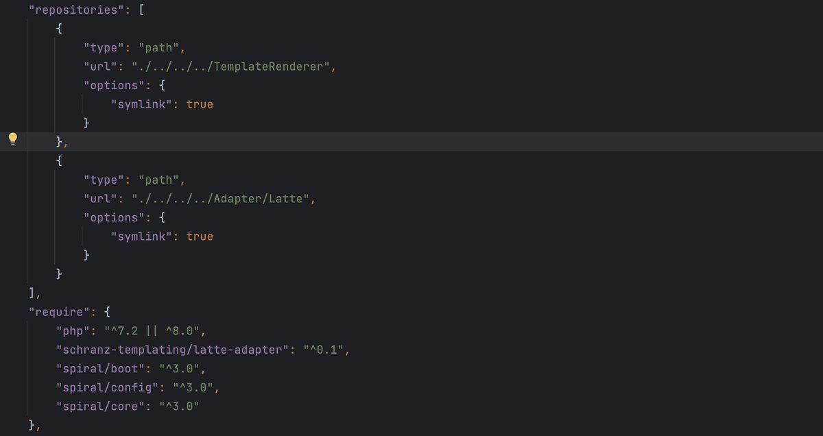 alex_s_'s tweet image. Did you know its in #phpcomposer possible to use local dependencies via symlink? This make working inside a monorepository a lot easier. #php