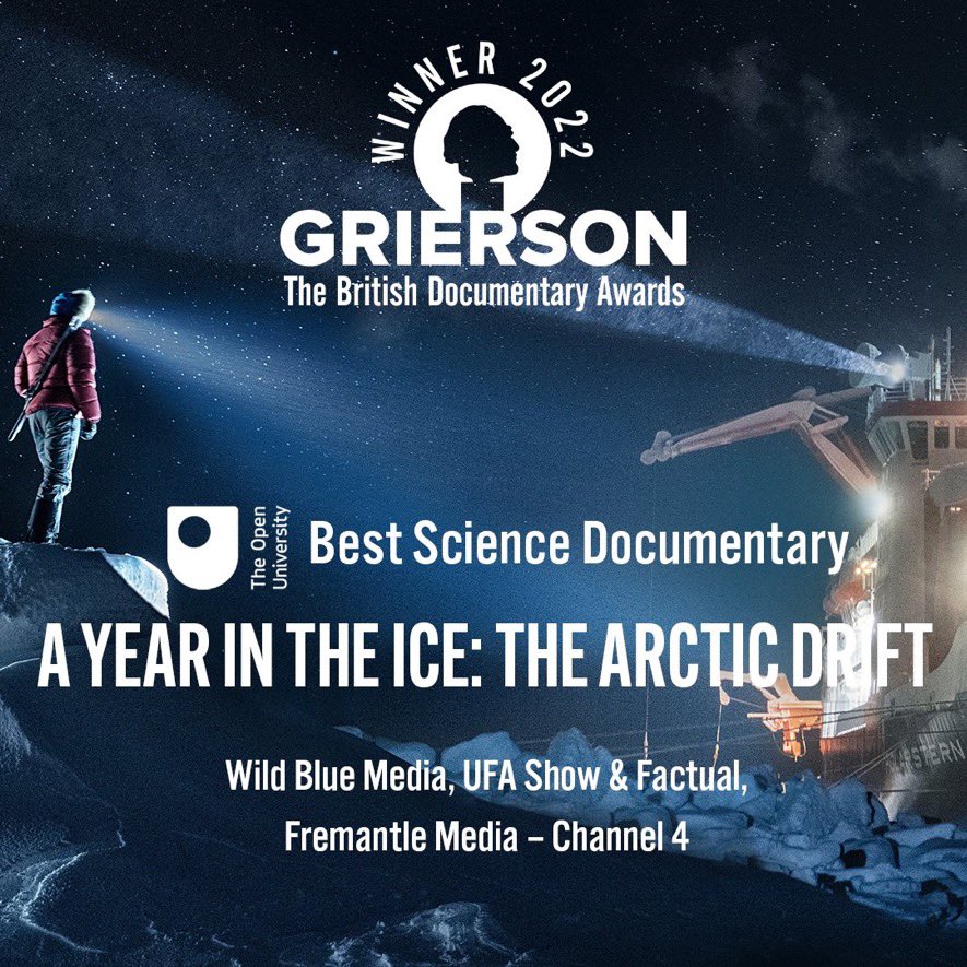 sachamirzoeff's tweet photo. Delighted for @wildbluemediatv @ashjmorris @freemantlemedia Gary Hunter and the team that they scooped the Grierson last night. @Channel4 #GriersonAwards @mandyelizchang https://t.co/VhH3C0zBEY