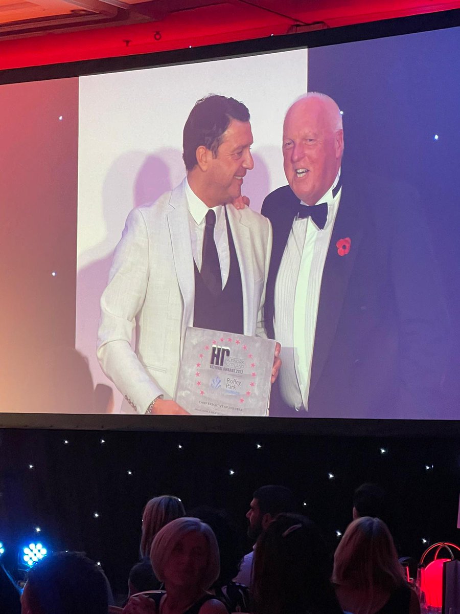 It was an evening of celebrations last night at the HR Network Awards as our CEO Jim Gillespie won Chief Executive of the Year! 🎉Delighted to have been recognised and thanks for a fantastic evening celebrating the successes of Scotland's HR sector.
<a href="/HrNETWORKNews/">Hr NETWORK Magazine</a> #hrna22