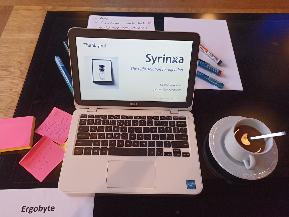 ergobyte's tweet photo. Hacking the injectable medicine business with @urbantechh2020  in Tallinn #HealthTech #DigitalHealth https://t.co/2WG5yjDiy1