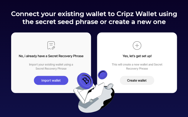 cripzcom's tweet photo. You do not need to create another new wallet 👛 to trade 📈 on the Cripz platform

Integrate any existing wallet into Cripz Wallet with a secret seed phrase to get access to P2P trading
https://t.co/L95NUAUhTL

#cripz #crypto https://t.co/8tI6zFfaL2