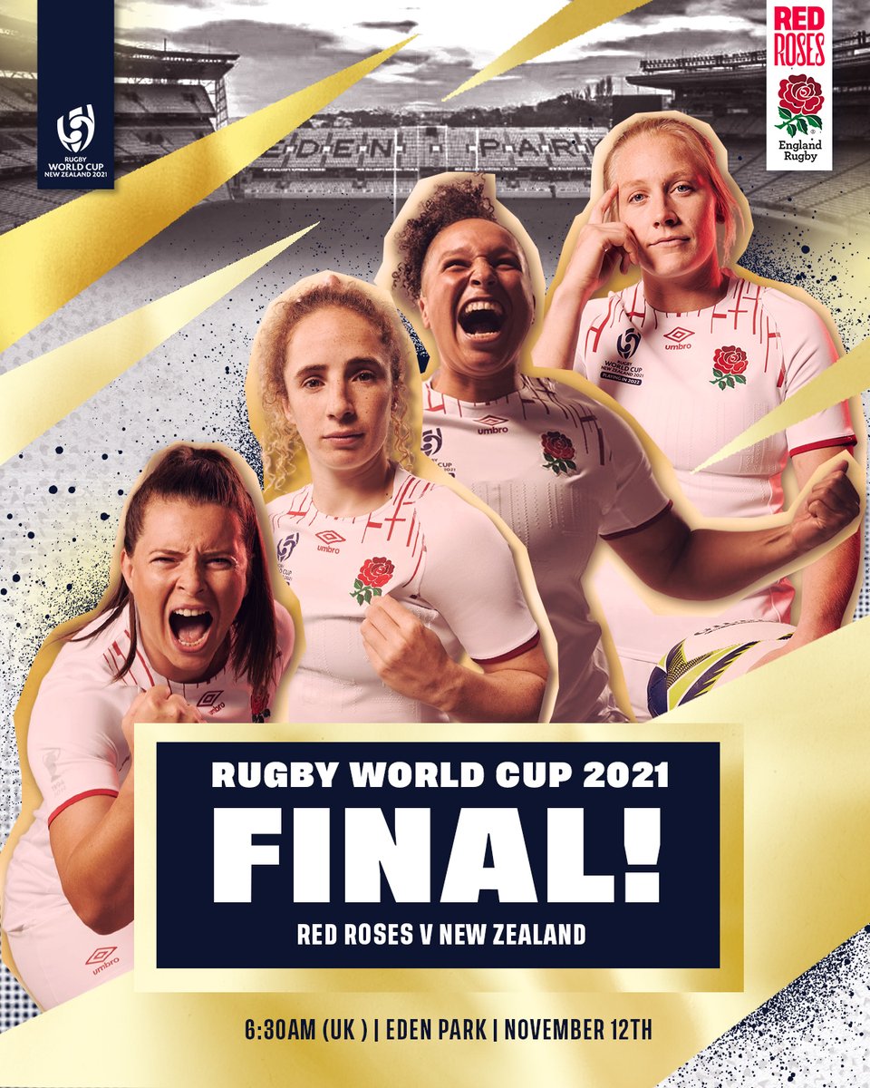 EnglandRugby's tweet image. 𝐈𝐧 𝟏𝟐 𝐡𝐨𝐮𝐫𝐬' 𝐭𝐢𝐦𝐞 𝐰𝐞'𝐥𝐥 𝐛𝐞 𝐩𝐥𝐚𝐲𝐢𝐧𝐠 𝐢𝐧 𝐚 @rugbyworldcup 𝐟𝐢𝐧𝐚𝐥 🙌🙌🙌

#ENGvNZL | #RedRoses