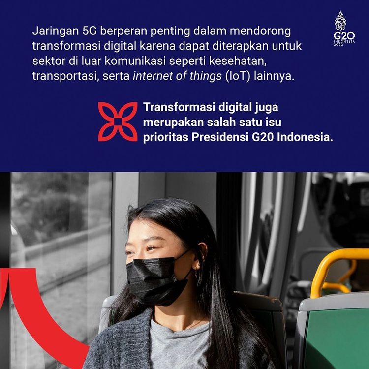 Itjen_Kemendes's tweet photo. #SobatDesa, Pemerintah mulai menyiapkan landasan transisi jaringan menuju konektivitas generasi kelima atau yang dikenal dengan 5G. Pelaksanaan KTT G20 di Bali diharapkan menjadi momentum penerapan jaringan tersebut secara massal di Indonesia.
#G20Indonesia
#G20Updates
#KDPDTT https://t.co/yOwatgLCbh