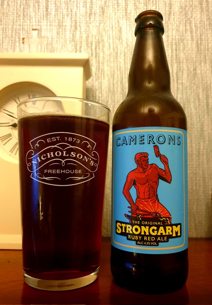 KLBeerHunter's tweet photo. Had beer from the old S&amp;N with a @NewcastleBrown and one each from @vauxbrewery / @MaximBrewery on this trip. So had to complete the set of original North East Big 3 with a Strongarm from @CameronsBrewery. Great to see traditional NE ales on the up alongside amazing Indie brewers https://t.co/ZvptalLs2X