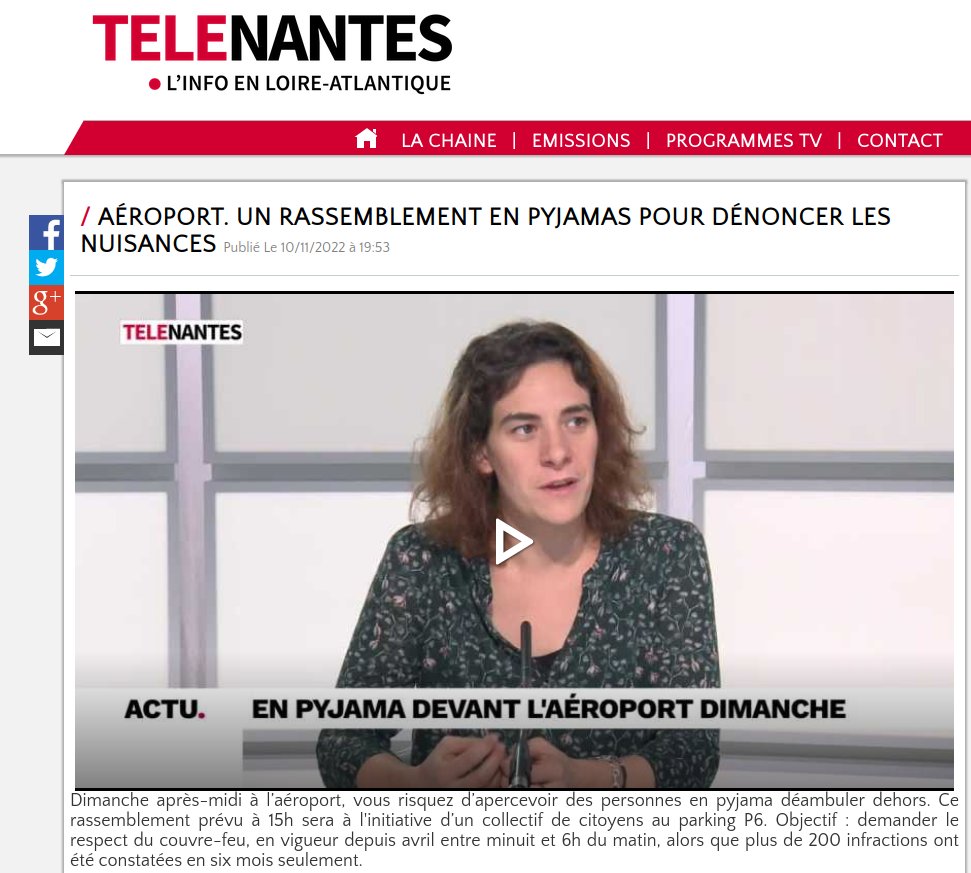 Alternantiba's tweet image. Face aux nuisances sonores, environnementales et climatiques, il faut réduire le trafic aérien.
Mobilisons-nous pour l'élargissement et le respect du couvre-feu à Nantes !

Nous étions hier soir sur le plateau de @telenantesinfo @MaelleKerguenou 
▶️ telenantes.ouest-france.fr/nantes-soir/ar…