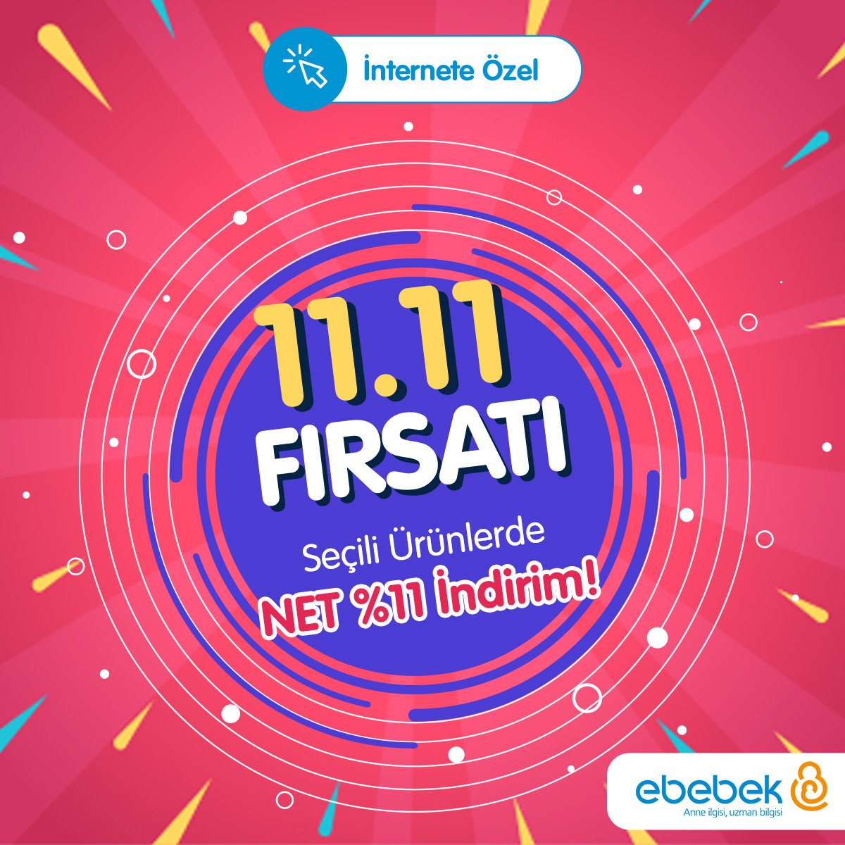 ebebek's tweet photo. 11.11'e Özel Fırsatları yakalamak için bağlantıyı ziyaret edebilirsiniz.

https://t.co/noO9C88zp8

#ebebek #bebek #hepyanımdaebebek https://t.co/1IWhzzRLDK