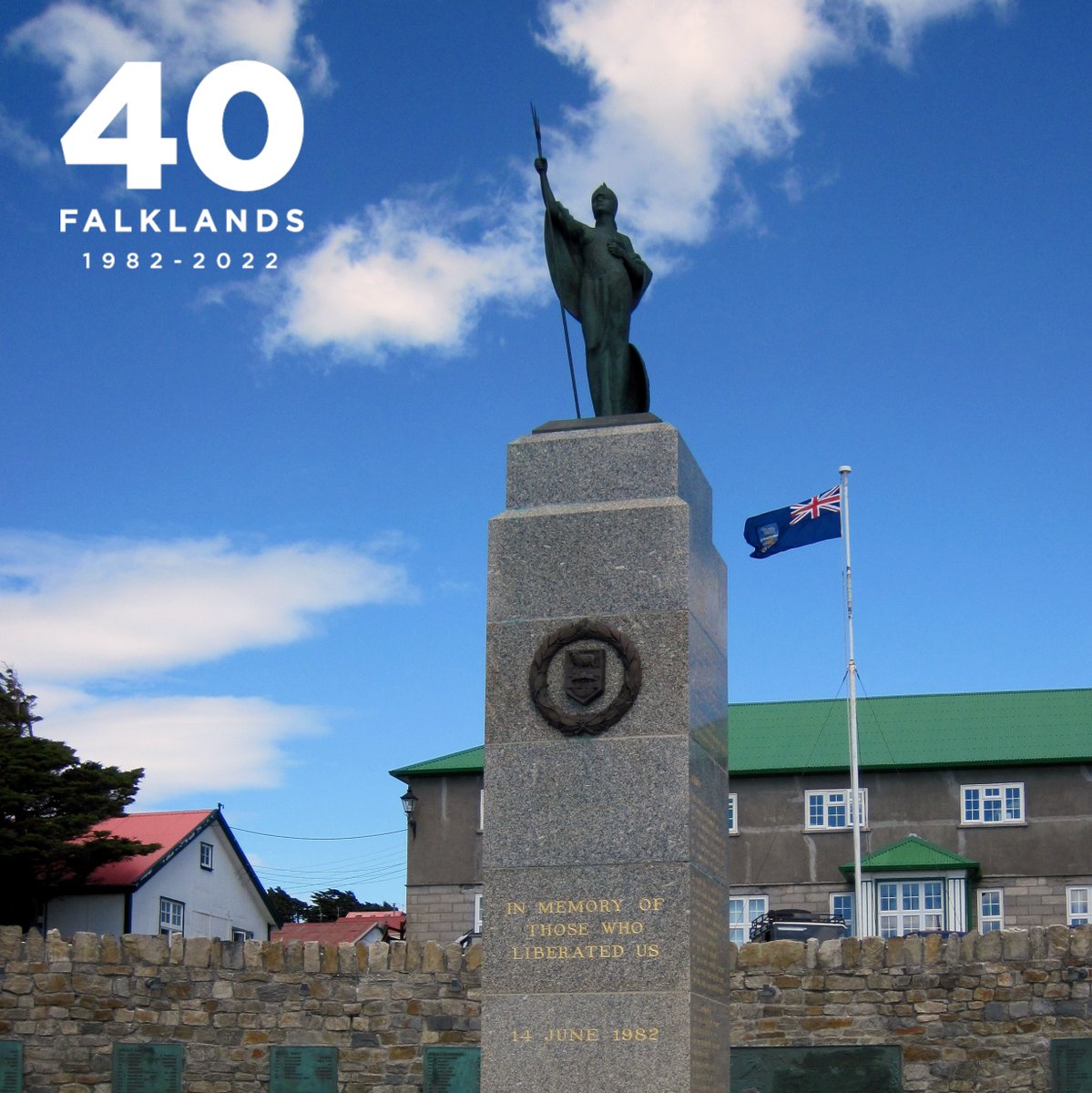 As we mark #RemembranceDay2022, we remember the Falklands Conflict that took place 40 years ago and the lives of those 255 British personnel and 3 civilians lost. Our thoughts today are also with those still living with the memories and scars of the conflict. #LestWeForget