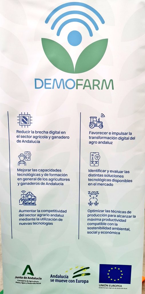 Ricardo Alarcón @djpicual presentando el proyecto #DemoFarm

Que usará fincas asociadas de agricultores reales, con tecnología ya existente en el mercado, ayudando en la transformación digital a los agricultores y haciendo difusión de los resultados. 

<a href="/ForoDatAgri/">📲 DATAGRI</a>
#DATAGRI2022
