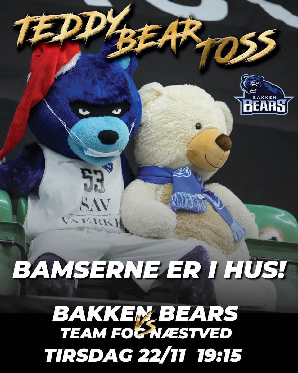 𝗝𝗮 𝗱𝗮! 𝟳𝟬𝟬 𝗧𝗲𝗱𝗱𝘆 𝗕𝗲𝗮𝗿𝘀 𝗲𝗿 𝗸𝗹𝗮𝗿!
Fønix Advokater, Leico, Pedersen &amp; Nielsen Automobilforretning og Sparekassen Danmark har indkøbt og doneret 700 bamser, så tilskuere, der vil kaste en bamse på banen, kan få en, mod en donation direkte til Børnenes Kontor