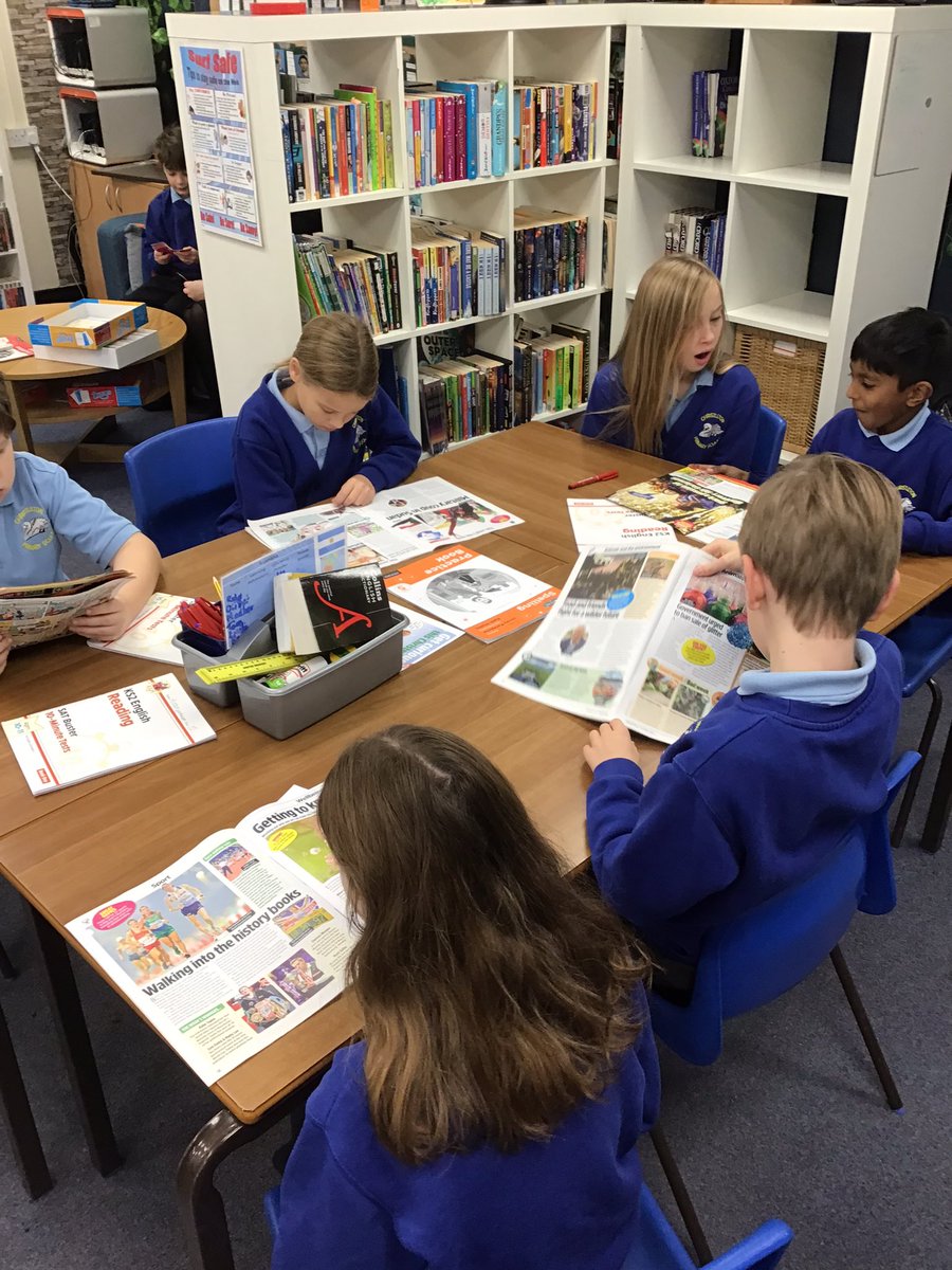 Christletonpri's tweet photo. Year 5 love Friday mornings reading our The Week magazines. It’s a buzz of fascinating facts being shared. https://t.co/ToNjGmTeLa