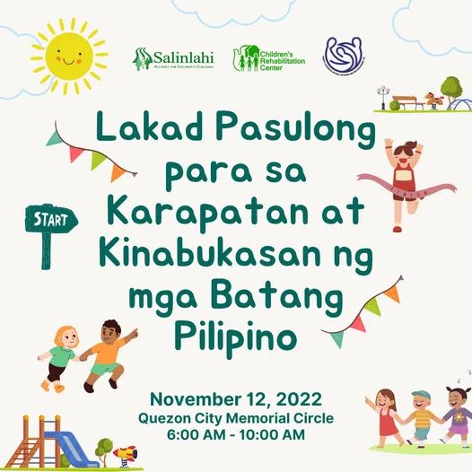 CRC_Ph's tweet photo. BUKAS NA!
Mga Bata, Handa na ba kayong lumakad Pasulong para sa Karapatan at Kinubukasan ninyo?

Kitakits!!! 

#SulongSalinlahi
#ProtectOurChildren
#DefendOurFuture
#nationalchildrensmonth2022 https://t.co/bDBQPDVOZ9