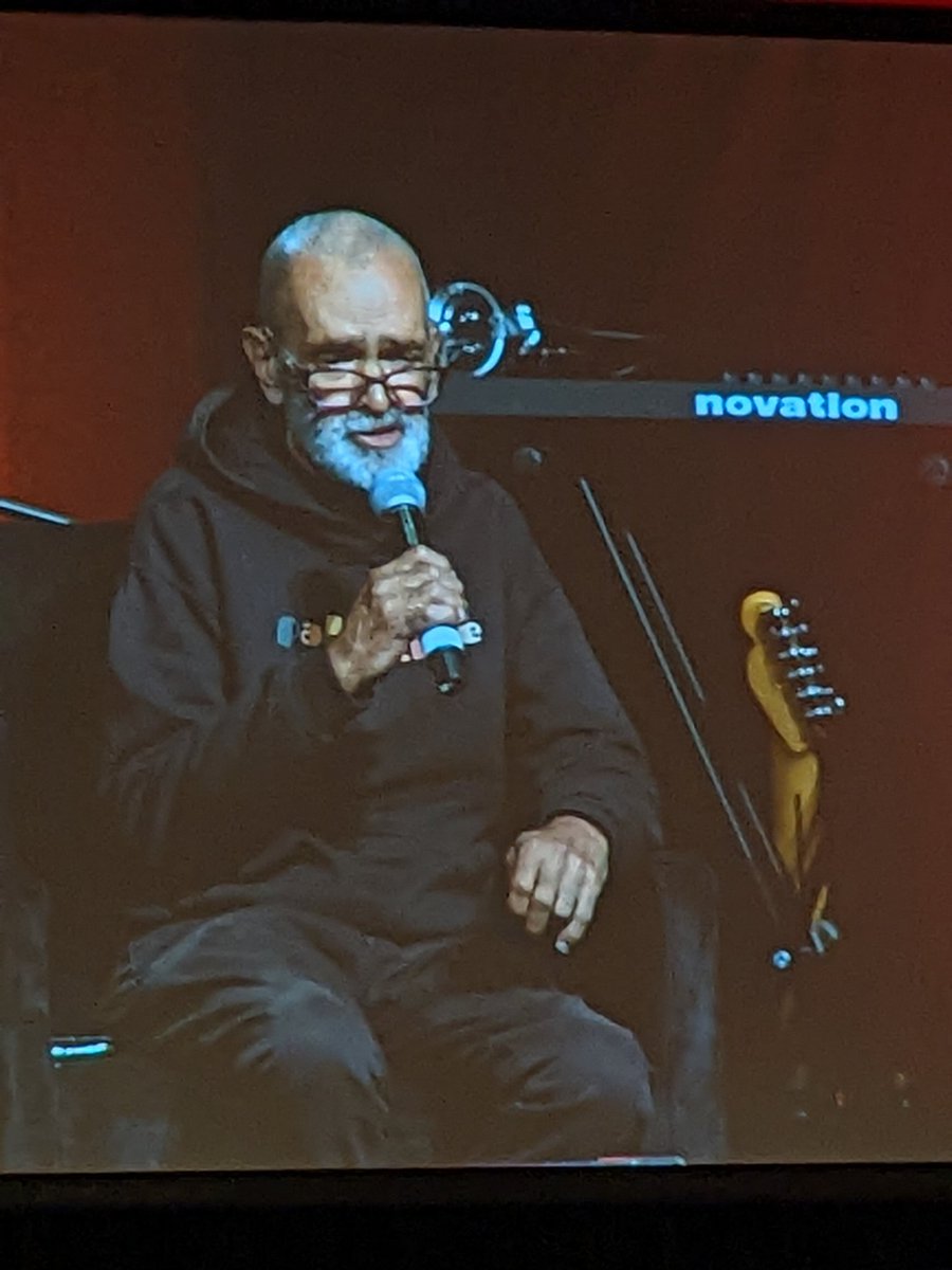 Ngalaya's tweet photo. Prof Gary Foley sharing the impact of the ALS on kicking off the pan-Aboriginal activism of the 1970s &amp; the importance of young black people standing up and fighting for change https://t.co/F9Fr7Y0DqF