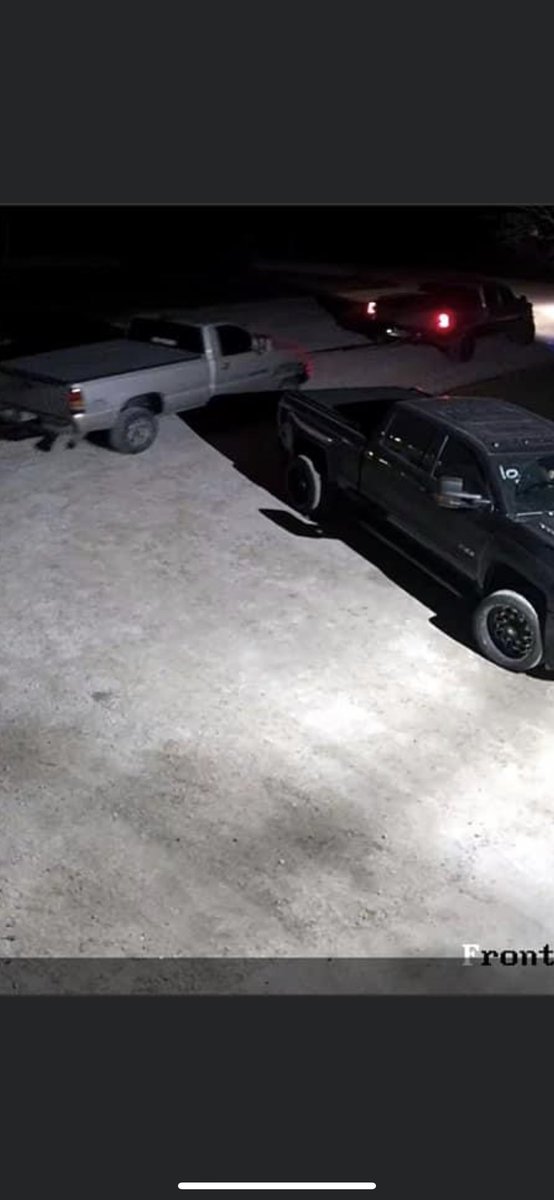 Anyone recognize these trucks being stolen from our yard in Otterville tonight ?