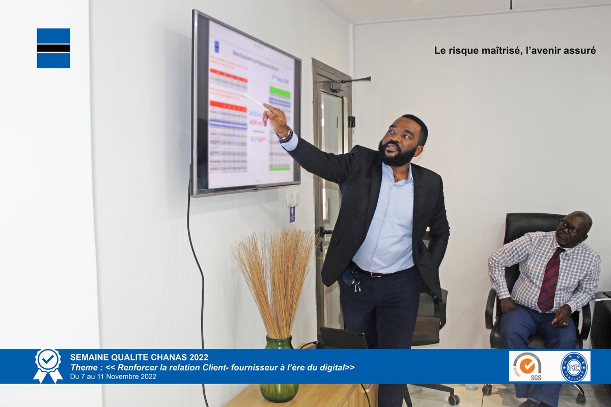 ChanasOfficiel's tweet photo. #Semaine_de_Qualité_Chanas_Day3. 

La Qualité de l’Acceuil ainsi que la Gestion de l’Experience Client était le thème débattu par la Direction en Charge du Commercial-Marketing &amp; Transformation Digitale avec la Direction Juridique et Sinistre. 
#WorldQualityDay2022 https://t.co/fd3YE6MOME