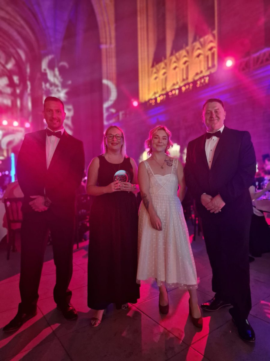 K8OKTO's tweet photo. 🏆WINNERS🏆 Proud as punch to be lucky enough to bring this one home to our entire @CruiseLpool family. It’s 100% the people and partnerships that keep us afloat in stormy seas. #MMIA22 #StrongerTogether 🌎🚢💪⚓️💙💫 https://t.co/ozgbYxZPUA