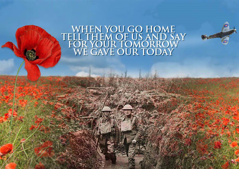 We will be observing the 2 minute silence at 11am today.
#2minutesilence #RemembranceDay #lestweforget2022