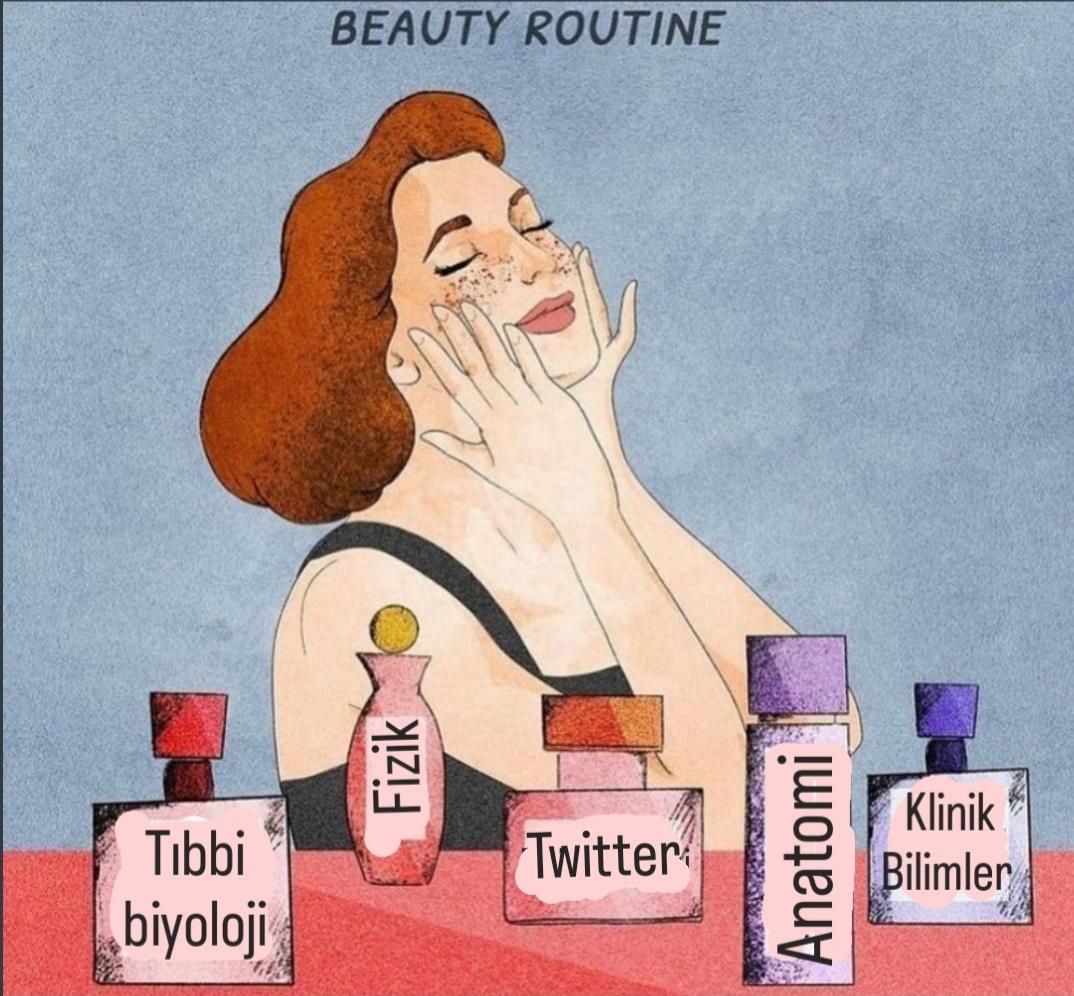 Vize haftası yaklaşırken benim günlük rutin 💅💆