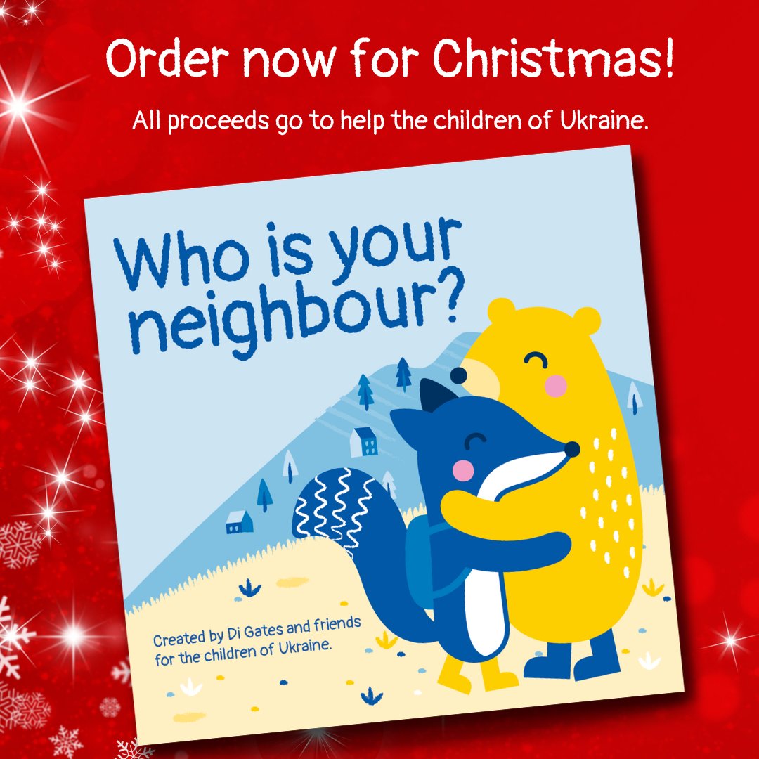 We've so far raised £8k to support children in Ukraine but would love to hit £10k by Christmas, so please consider buying some copies for the young people in your lives, or tagging in your pals with young children or grandchildren - thanks!  whoisyourneighbour.com/Shop